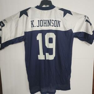 Vintage Dallas Cowboys Football Jersey Reebok Keyshawn Johnson Throwback Xlarge